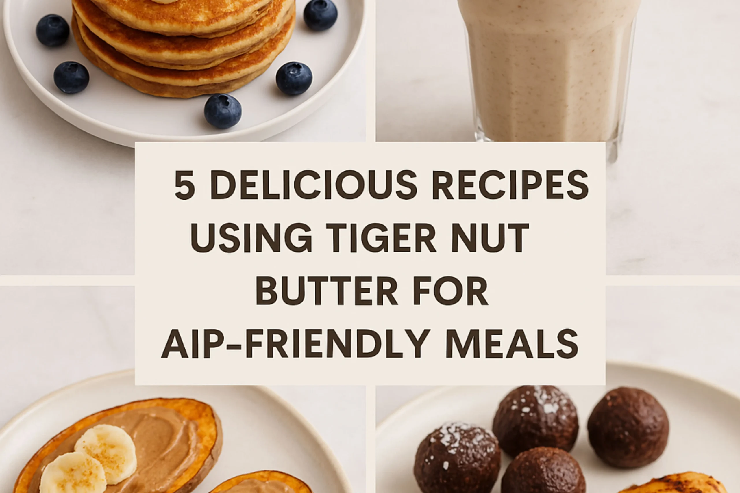 5 Delicious Recipes Using Tiger Nut Butter for AIP-Friendly Meals
