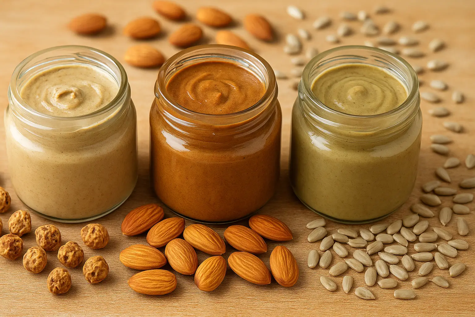Tiger Nut Butter vs. Almond Butter vs. Sunflower Butter: A Comparison
