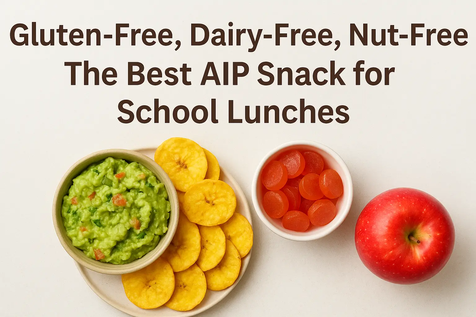 Gluten-Free, Dairy-Free, Nut-Free: The Best AIP Snack for School Lunches