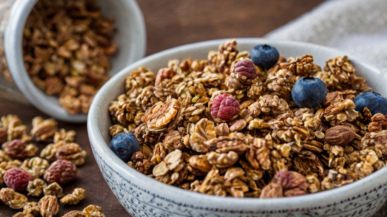 Homemade Grain Free Granola Recipe Paleo Using Tiger-Nut Flour