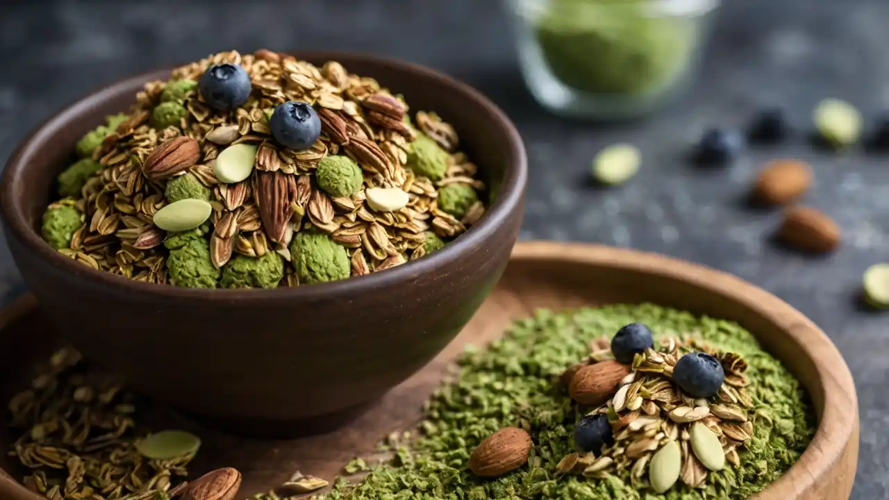 Trendy Flavor Variants, Chocolate & More grain free matcha granola