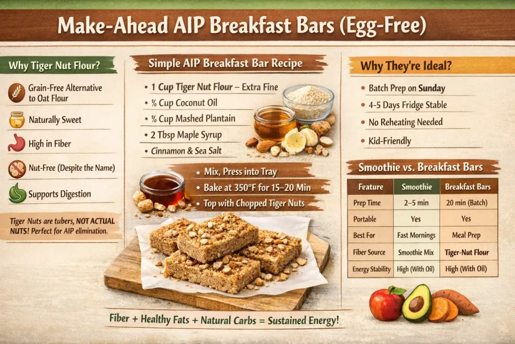 Idea #2 Make-Ahead AIP Breakfast Bars (Egg-Free)