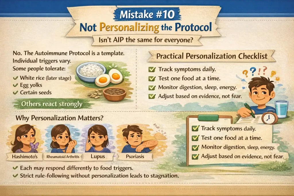 Mistake #10 Not Personalizing the Protocol