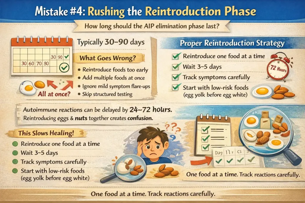 Mistake #4 Rushing the Reintroduction Phase