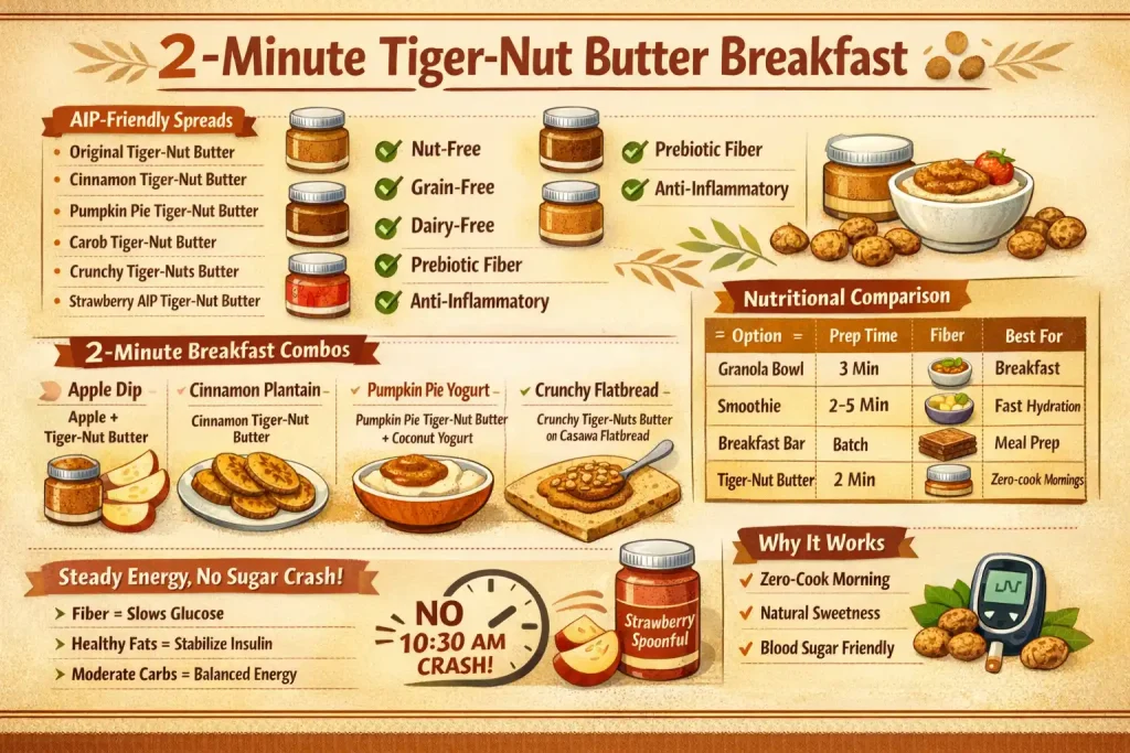 Idea #4: 2-Minute Tiger-Nut Butter Breakfast