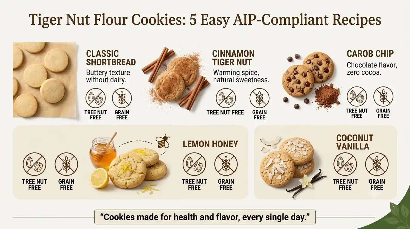 Tiger Nut Flour Cookies: 5 Easy AIP-Compliant Recipes