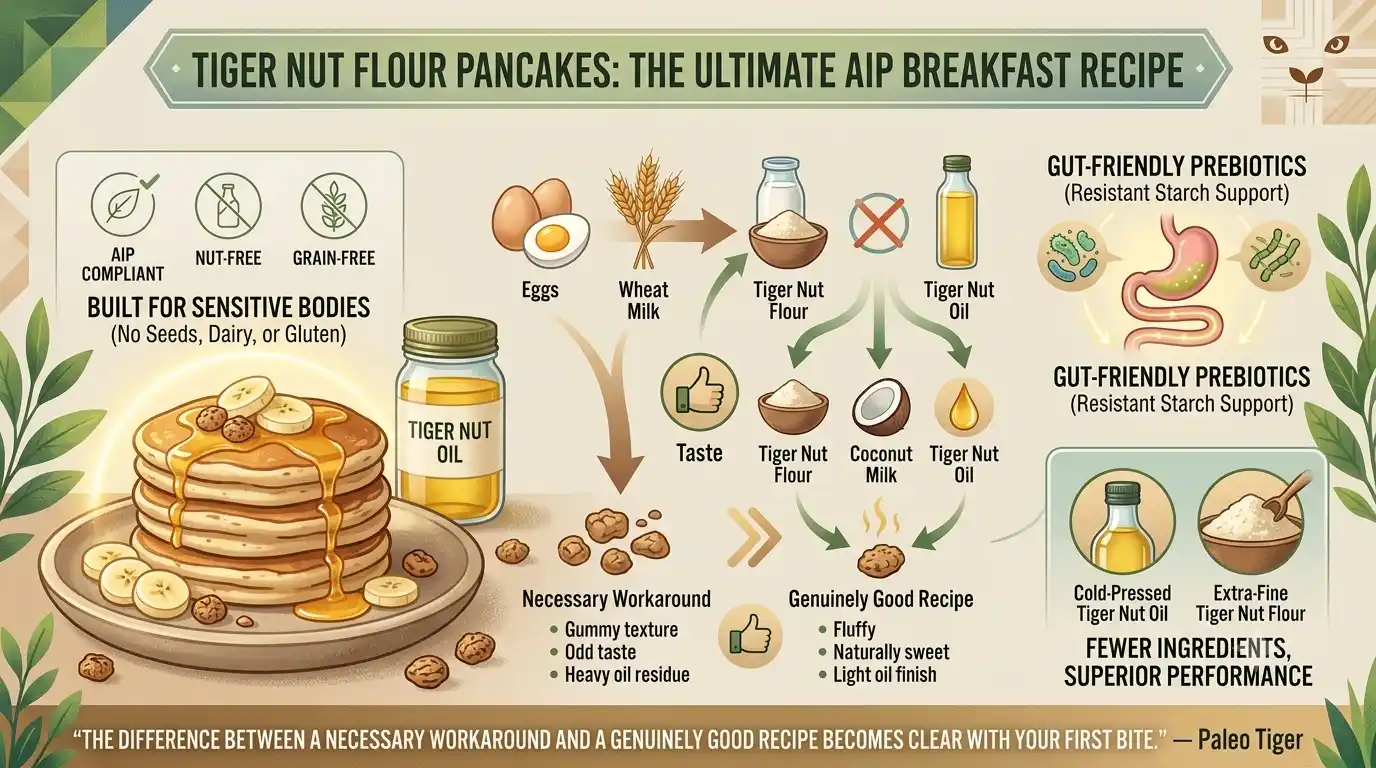 Tiger Nut Flour Pancakes: The Ultimate AIP Breakfast Recipe