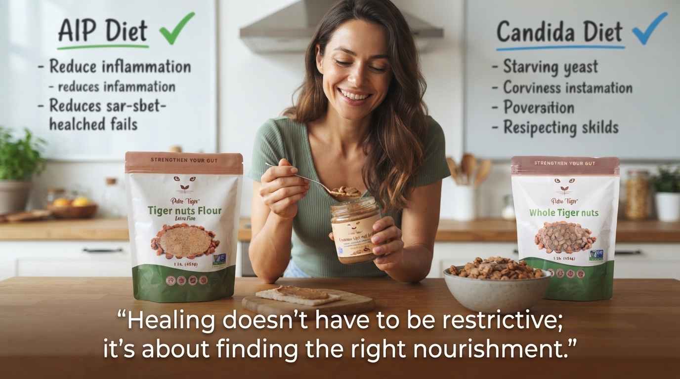 Candida Diet vs AIP Diet, Where Tiger Nut Products Fit